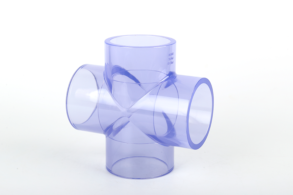 双清透明正四通